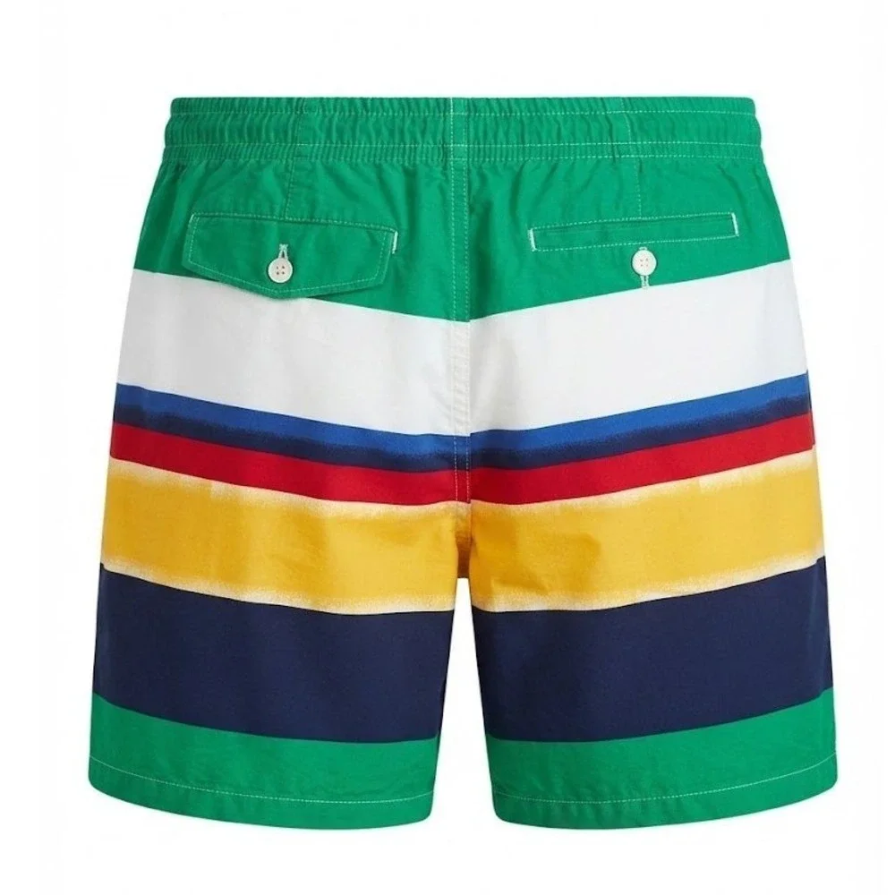 NEW Polo Ralph Lauren Boys Size 20 Modern Nautical Marsh Stripe Shorts